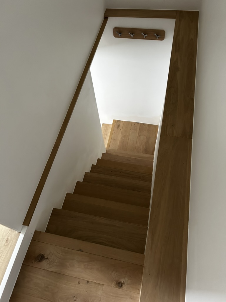 Rénovation complète d'un escalier — projet réalisé par l'Atelier Braffort